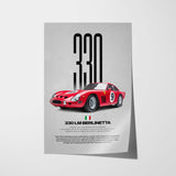 330 LM Berlinetta Car Poster