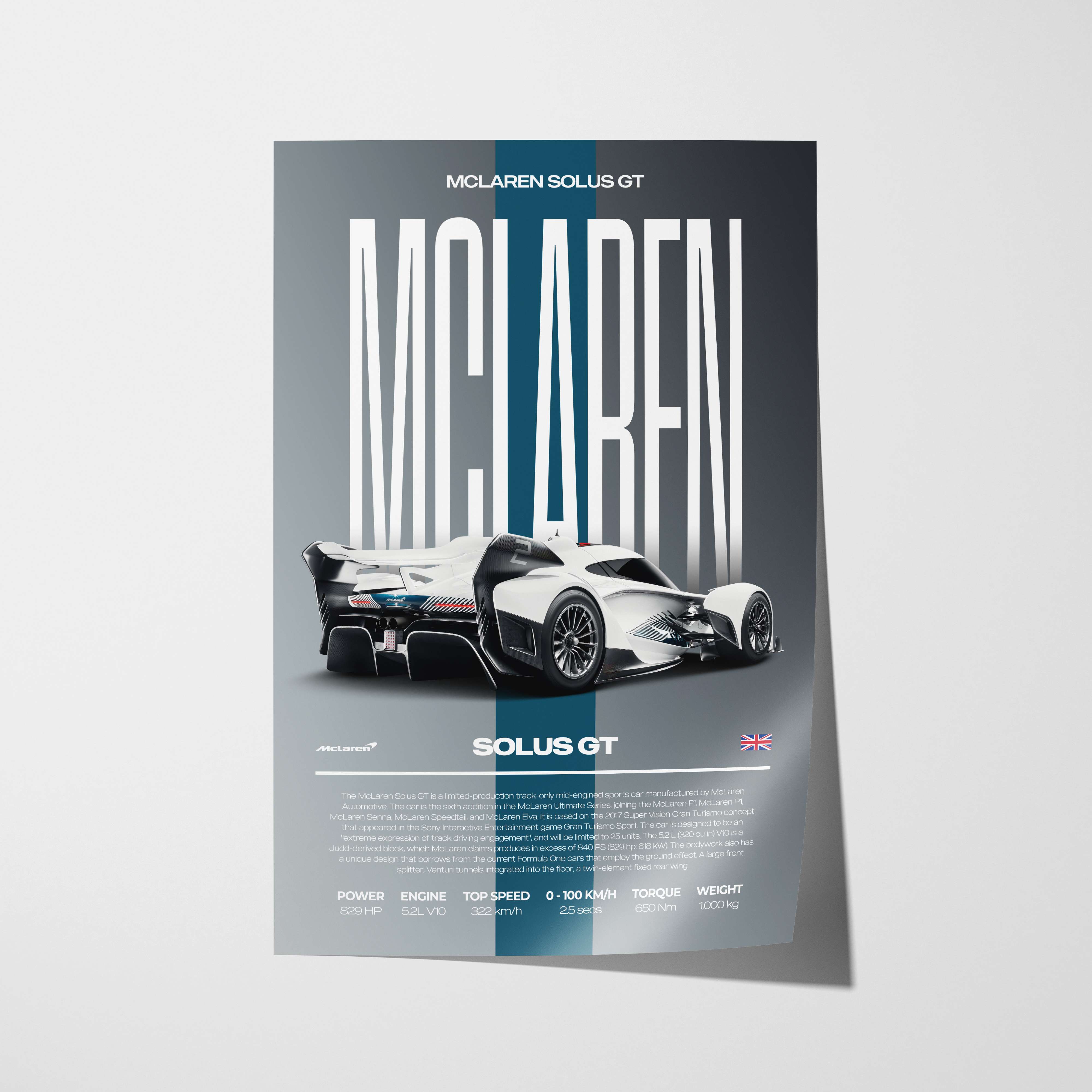 McLaren Solus GT Poster