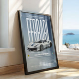 Ferrari 488 Pista Spider Poster