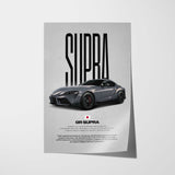 GR Supra Car Poster
