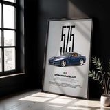 575M Maranello Car Poster