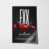 FXX Evoluzione Car Poster