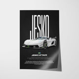 Jesko Attack Car Poster