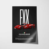 FXX Evoluzione Car Poster