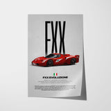 FXX Evoluzione Car Poster