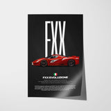 FXX Evoluzione Car Poster