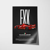FXX Evoluzione Car Poster