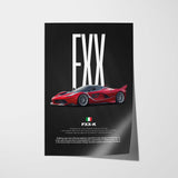 FXX-K Car Poster