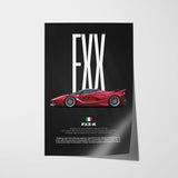 FXX-K Car Poster