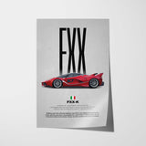 FXX-K Car Poster