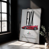 FXX-K Car Poster