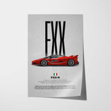 FXX-K Car Poster