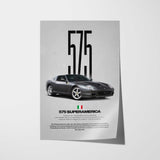 575 Superamerica Car Poster