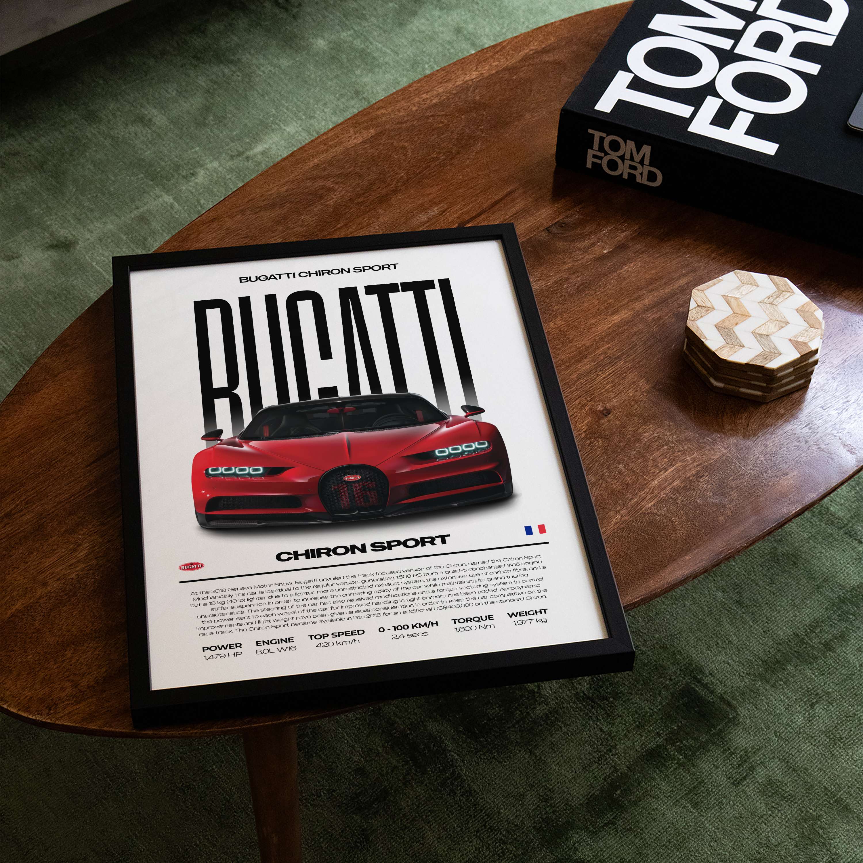 Bugatti Chiron Sport Poster