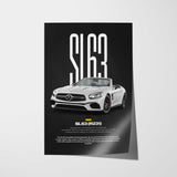 AMG SL63 Car Poster