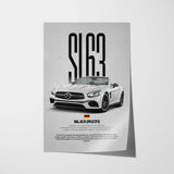 AMG SL63 Car Poster