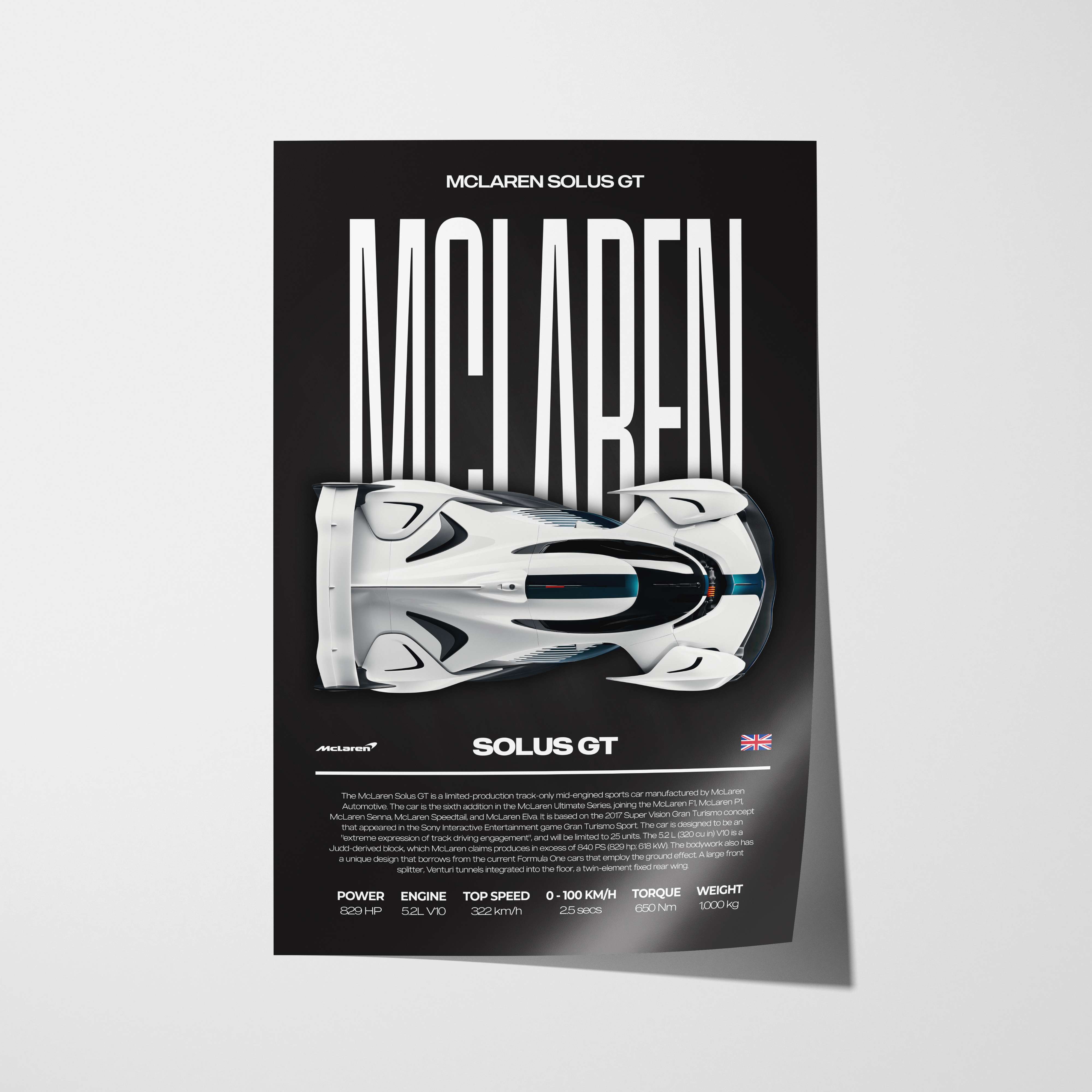 McLaren Solus GT Poster