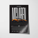 McLaren W1 Poster