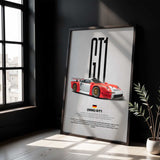 GT1 Car Poster