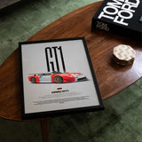 GT1 Car Poster