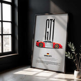 GT1 Car Poster
