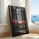 GT1 Car Poster