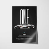 One1 Car Poster