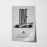 One1 Car Poster