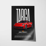 Targa 4 (992) Car Poster