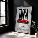 Targa 4 (992) Car Poster