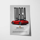 Targa 4 (992) Car Poster