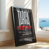 Targa 4 (992) Car Poster
