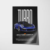 Turbo Cabriolet (991.2) Car Poster
