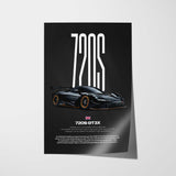 720S GT3X Car Poster