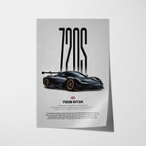 720S GT3X Car Poster
