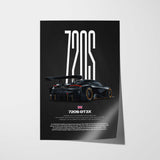 720S GT3X Car Poster