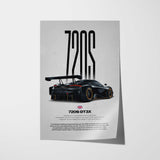 720S GT3X Car Poster