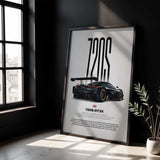 720S GT3X Car Poster