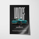 Martin Vantage GT4 Car Poster