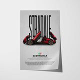 33 Stradale Car Poster