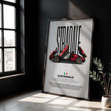 33 Stradale Car Poster