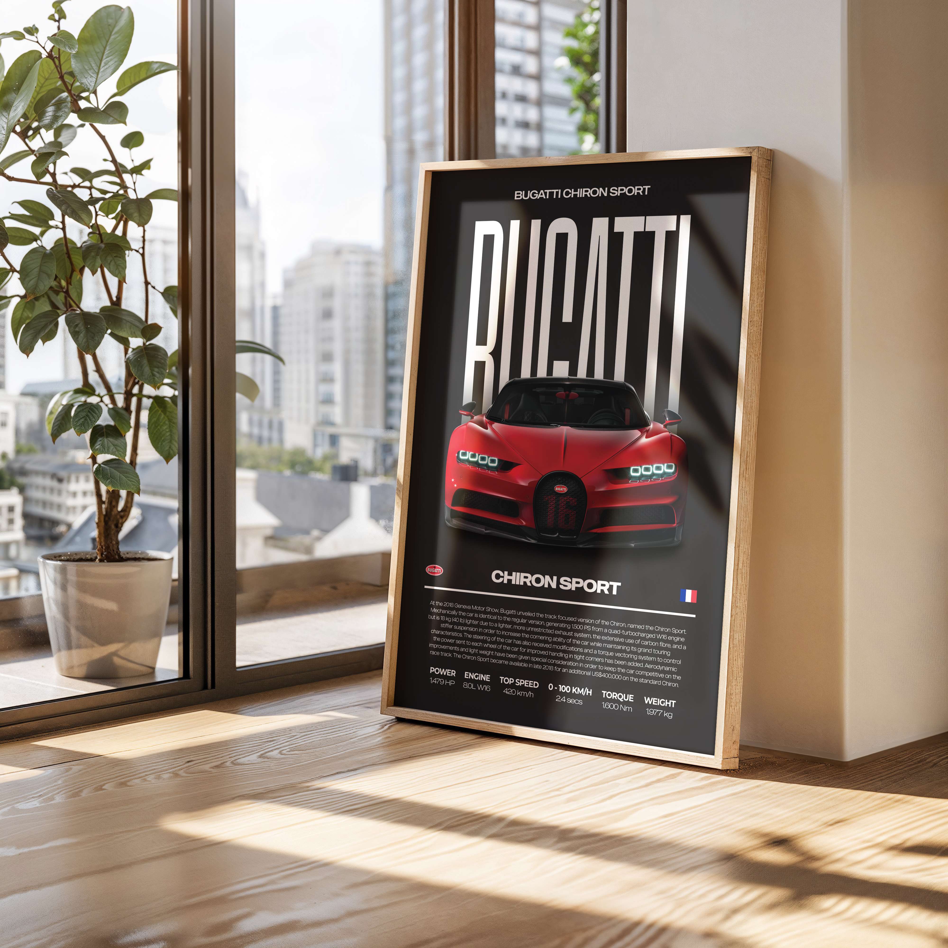 Bugatti Chiron Sport Poster