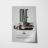 One1 Car Poster