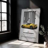 812 Competizione A Car Poster