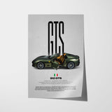 812 GTS Car Poster