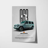G63 Car Poster
