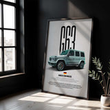 G63 Car Poster