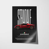 33 Stradale Car Poster