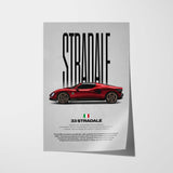 33 Stradale Car Poster