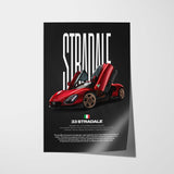 33 Stradale Car Poster